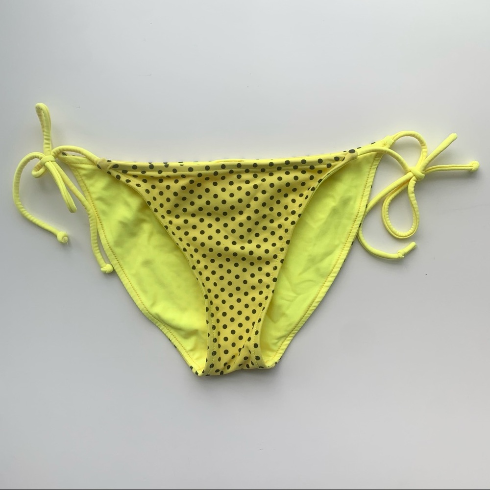 Smoothie Yellow Polka Dot Bikini Bottoms